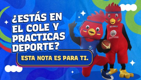 ¿Estás en el cole y practicas deporte? Esta nota es para ti