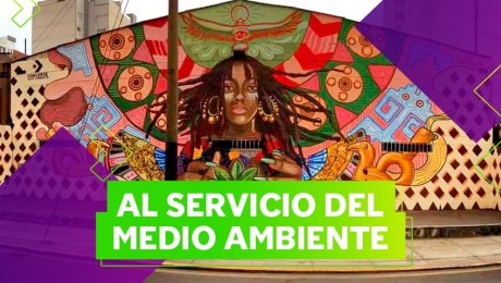 ‘Ofrenda’, el mural que purifica el aire en Lima