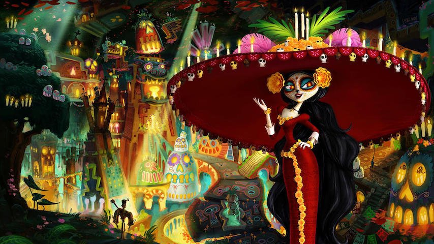 El libro de la vida: una colorida historia para el día de los muertos