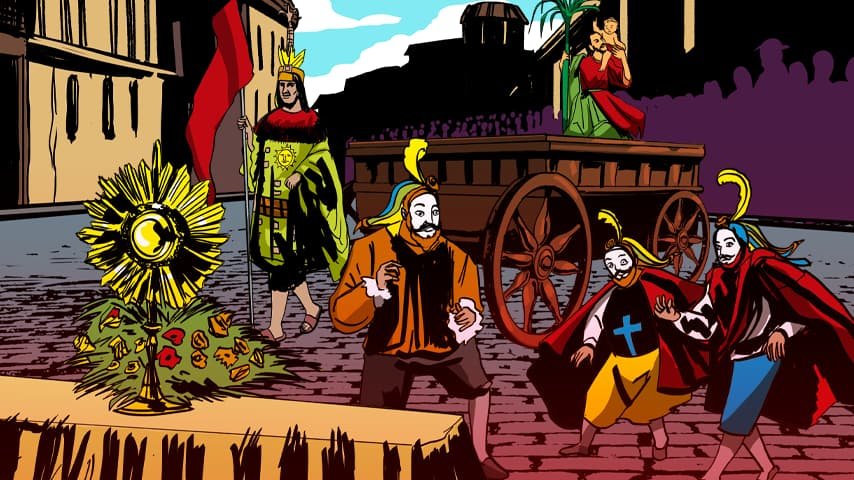 Sincretismo en los Andes: imágenes con historias 