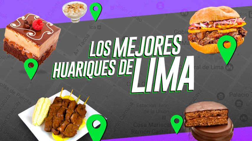 Encuentra los mejores huariques de postres y piqueos limeños en este mapa