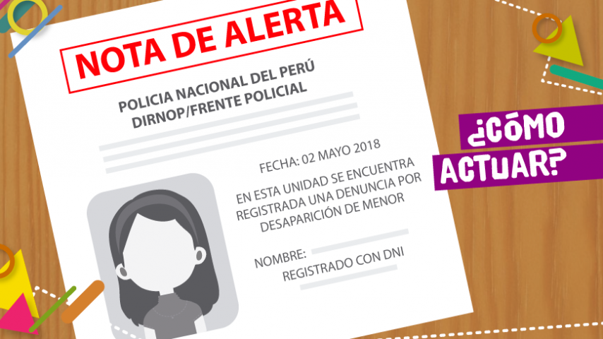 SOS: ¡Quiero reportar una desaparición!