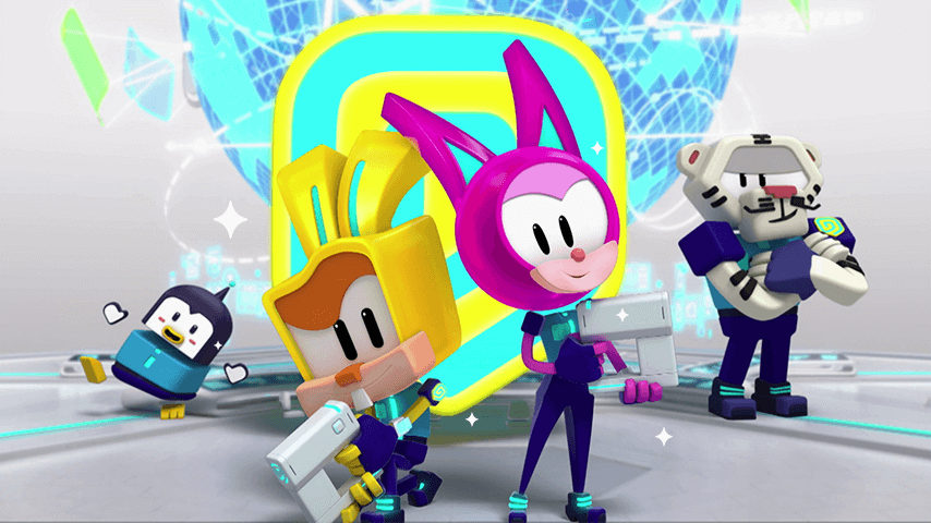 Jacky y Robin protegen el mundo inteligente