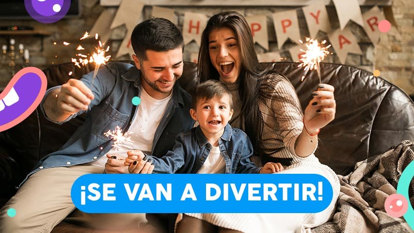 Ideas creativas para recibir el año nuevo con los chicos