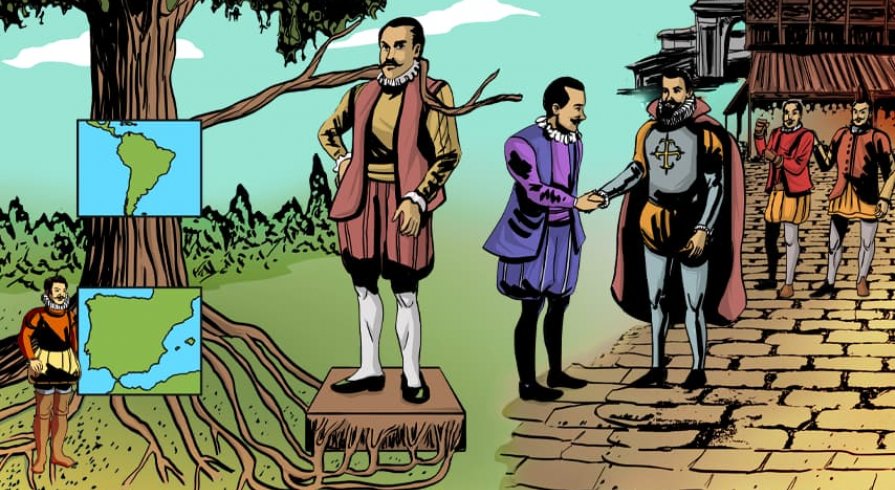 Criollos y chapetones: la división social del Virreinato