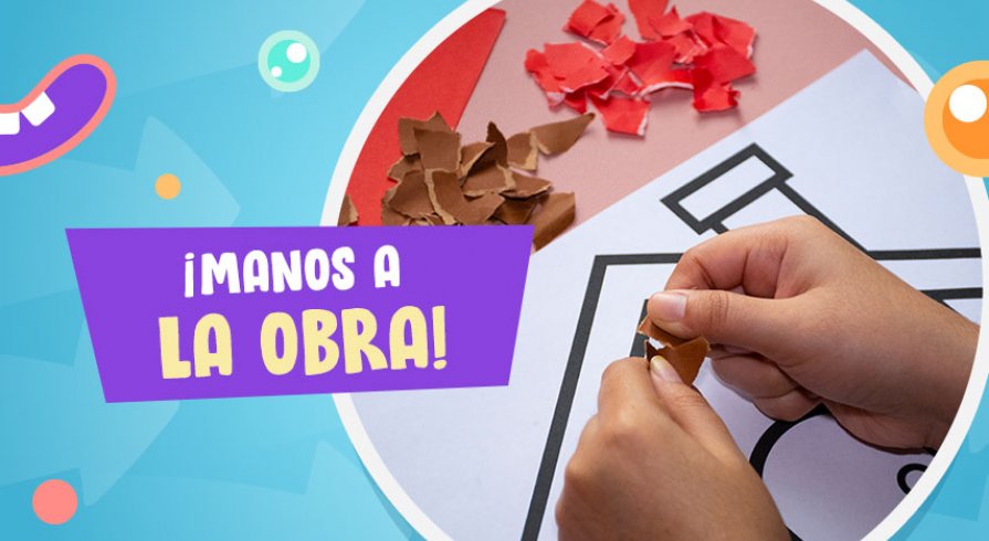 ¡Hagamos obras de arte con la técnica del rasgado!