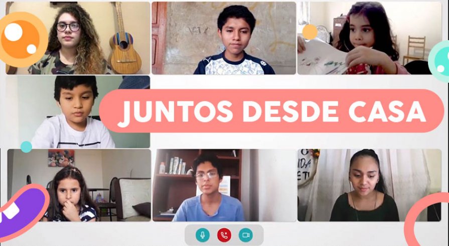 Niños y adolescentes peruanos y venezolanos comparten sus vivencias en cuarentena