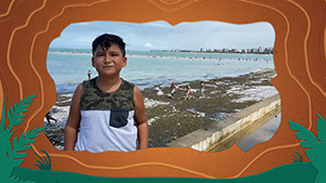 Jairo en el gran bosque amazónico de Brasil