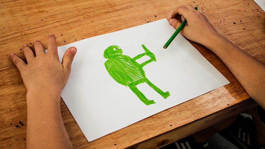 Dentro de su programación &quot;Mi Primer Festival&quot; cuenta con un taller de creación de personajes. Aquí los chicos son libres de dibujar y darle personalidad a los seres que viven en su imaginación.