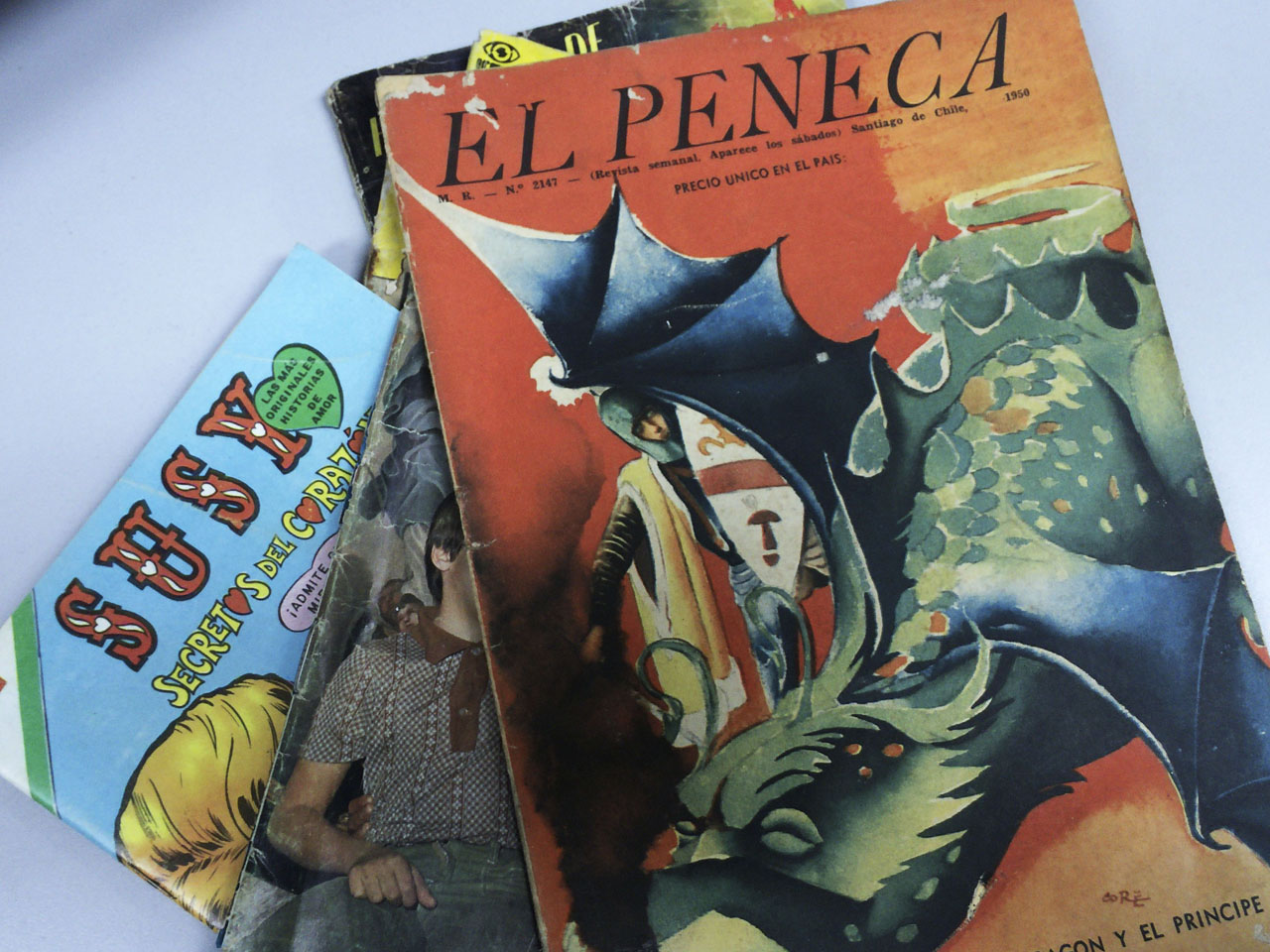 &quot;El Peneca&quot; fue una revista semanal y en su interior habían cuentos, poesías, concursos y por supuesto historietas.