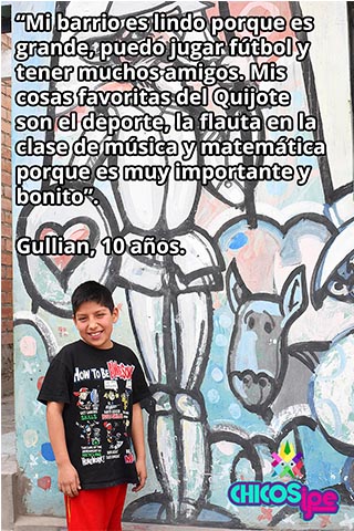 A Gullian le gusta mucho el deporte y jugar con sus amigos.&amp;nbsp;