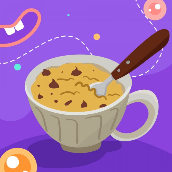 3 recetas de postres en taza para hacer con los chicos en un minuto