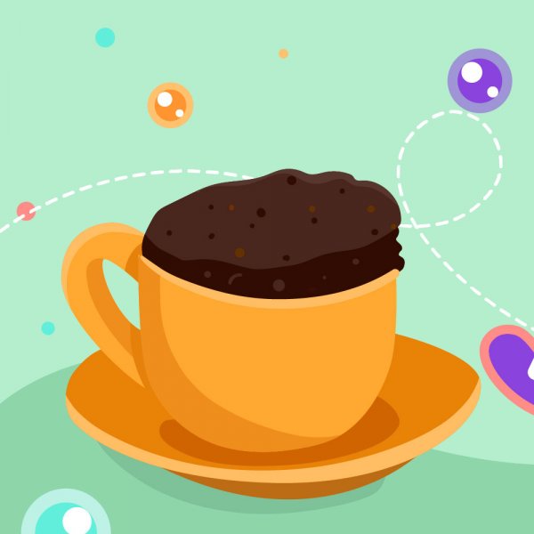 3 recetas de postres en taza para hacer con los chicos en un minuto