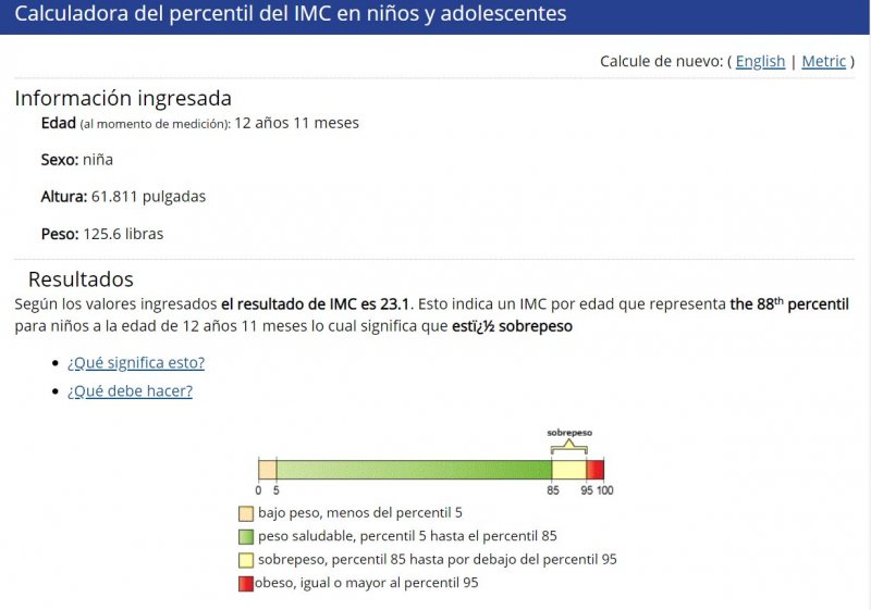 obesidad infantil